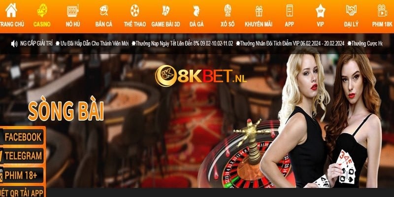 Live casino AG là một trong những sảnh cược độc đáo của 8BET