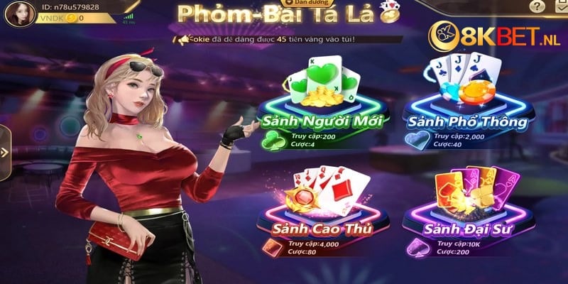 Game bài 8KBET là sảnh chơi ăn khách hàng đầu hiện nay