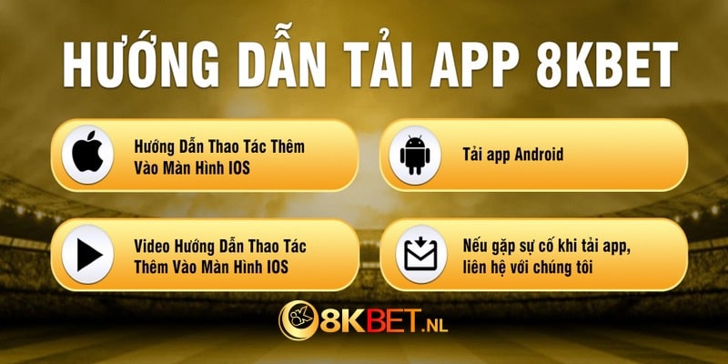 Hệ thống luôn đưa ra hướng dẫn tải app rất chi tiết