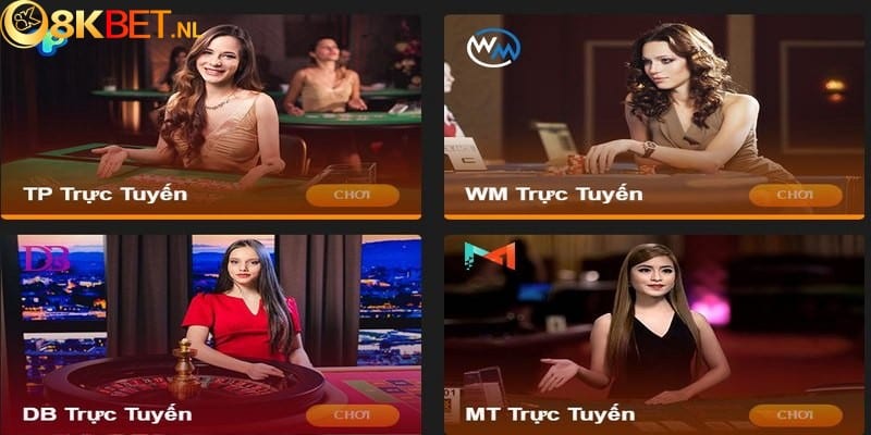 Casino 8KBET cung cấp một đa dạng các trò chơi thú vị