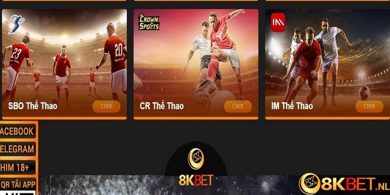 Sảnh SBO tại thể thao 8XBET có gì hấp dẫn